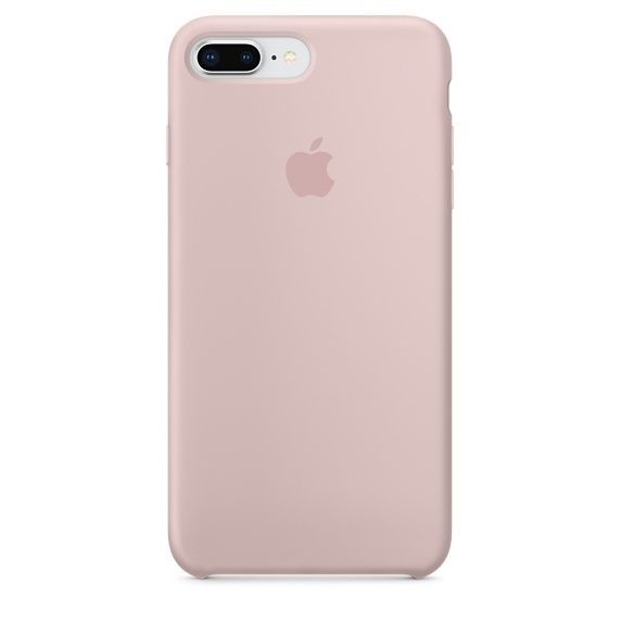 Apple - iPhone 8 Plus/7 Plus Silicone Case - Rose des sables Apple   - Accessoires officiels Apple iPhone Accessoires et consommables