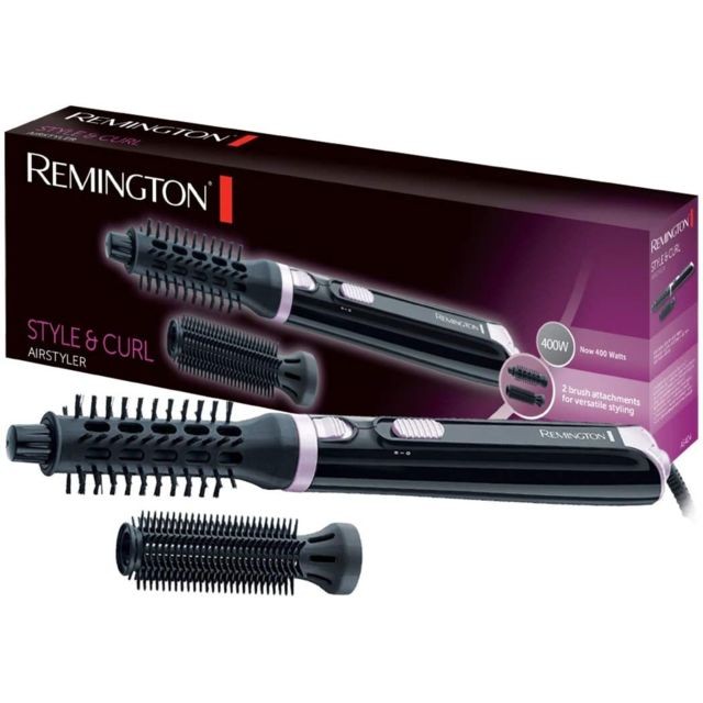 Remington - Fer Brosse Cheveux Soufflante pour Boucles et Ondulations Naturelles noir - Remington