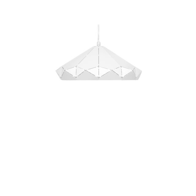Beliani - Lampe suspension blanc NEVOLA Beliani  - Suspensions, lustres