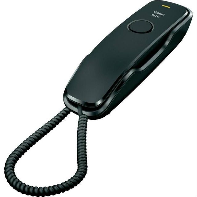 Gigaset - Téléphone Gigaset DA210 noir - Téléphone fixe