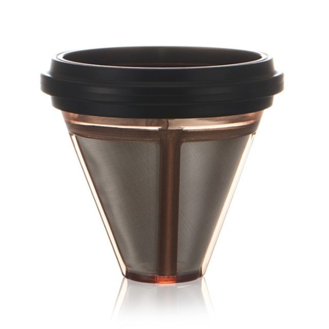 Wewoo - Jet d'eau en forme de café et noir cône en acier inoxydable sur goutteur de avec filtre à double couche Wewoo  - Accessoires Cafetières & Expressos Wewoo