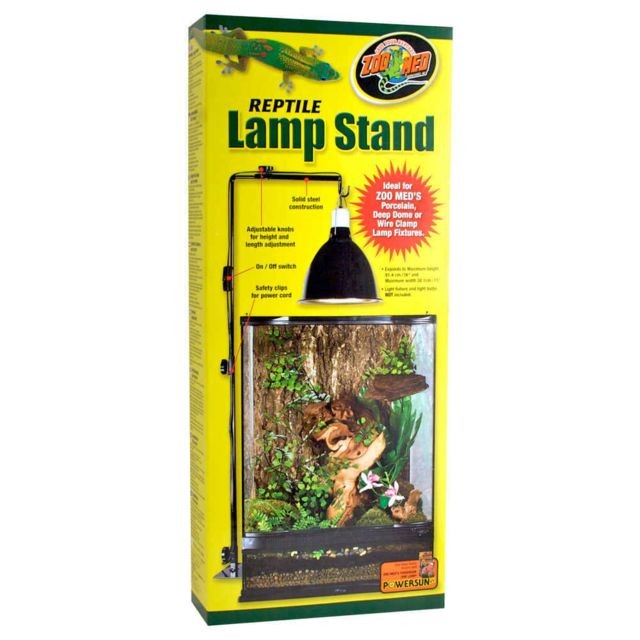 Zoomed - Support de Lampe sur Pied Réglable Lamp Stand pour Terrarium - Zoomed - 97cm Zoomed  - Accessoires de terrarium Zoomed