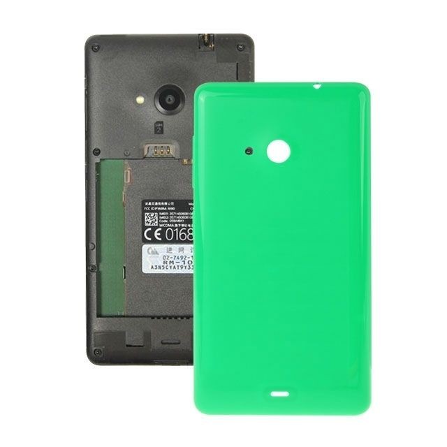 Wewoo - Coque arrière vert pour Microsoft Lumia 535 Couverture arrière de rechange de batterie en plastique de couleur unie Wewoo  - Autres accessoires smartphone