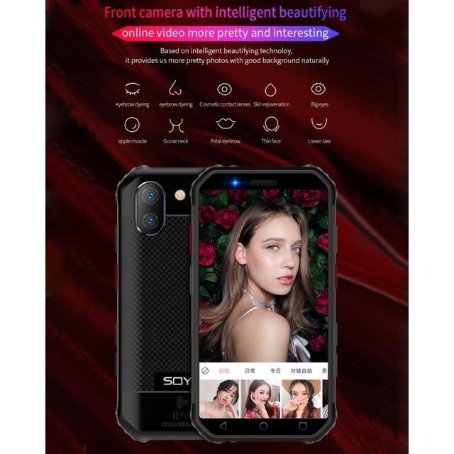 Wewoo - Smartphone S10 3 Go + 32 Godouble caméra arrièreidentification du visage et identification des empreintes digitales3,0 pouces Android 6.0 MTK6737M Quad Core jusqu&39à 1,3 GHzdouble SIMBluetoothWiFiGPSNFCréseau 4GGoogle Play noir - Smartphone Android