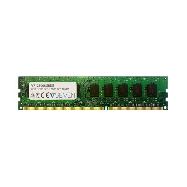 V7 - V7 DDR3 8Gb 1600MHz cl11 ecc dimm pc3-12800 1.5v (V7128008GBDE) - V7