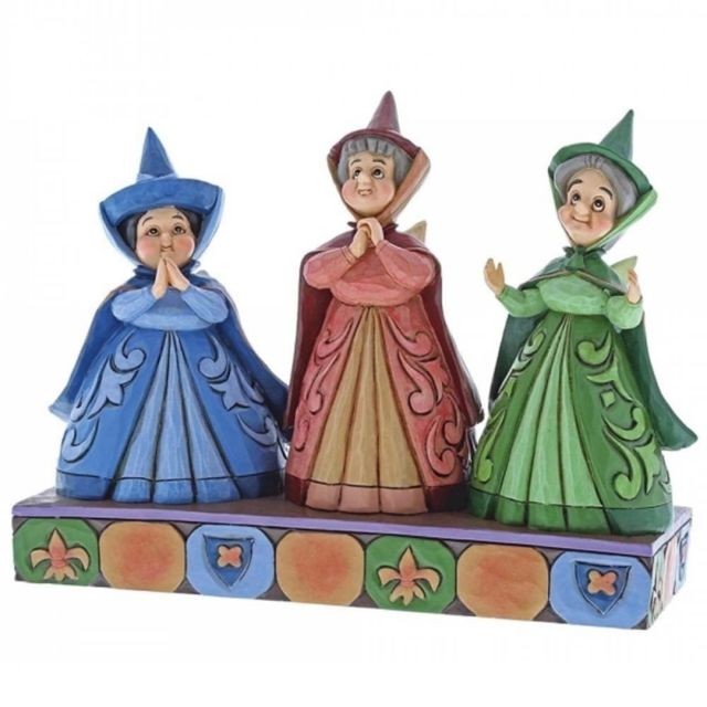Disney - Figurine Les trois fées - Disney Traditions Jim Shore Disney - Marchand Zoomici
