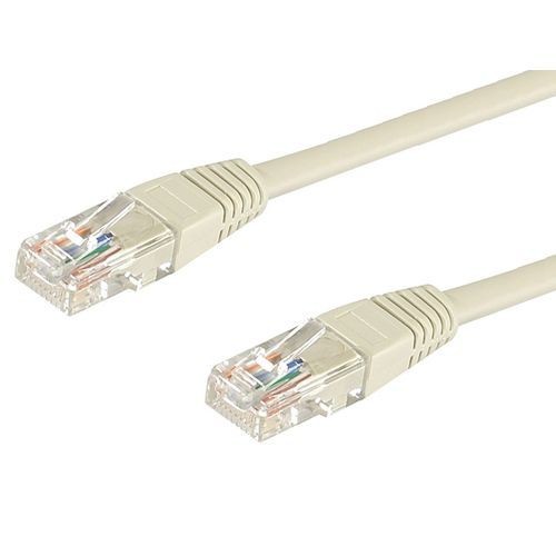 Rue Du Commerce - Cable RJ45 mâle / RJ45 mâle, cat.5e, non blindé, 1m00 - Câble et Connectique