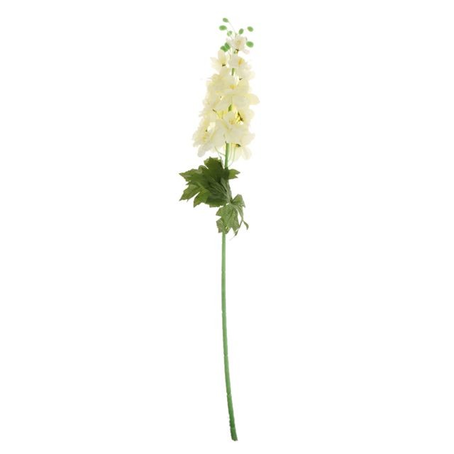 marque generique - Artificielles Fleurs Delphinium Soie Feuilles Plante Décor Beige marque generique  - Décoration