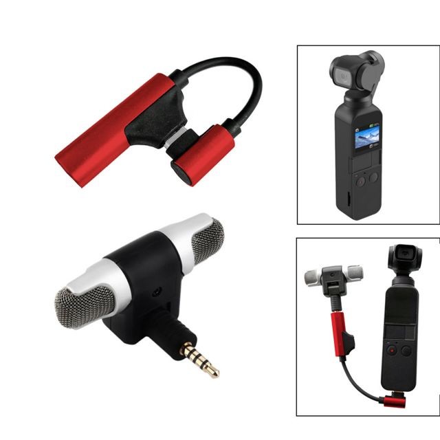 Generic - Type C à 3,5 mm adaptateur audio sans fil externe Microphone Pour DJI Osmo Pocket Generic  - Accessoires drone connecté