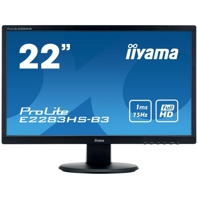 Moniteur PC Iiyama 21,5"" LED E2283HS-B3
