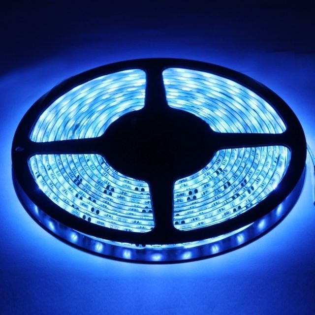 Wewoo - Ruban LED Waterproof Epoxyde Lumière bleue imperméable de corde de la 5050 SMD époxyde, 30 / M, longueur: 5M - Ampoules