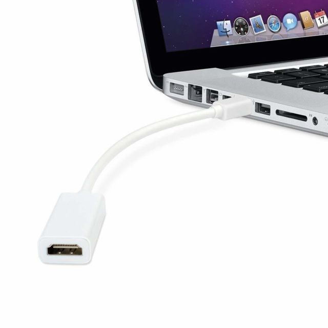 Convertisseur Audio et Vidéo  INECK® Adaptateur Mini DisplayPort (Thunderbolt) (Mini DP) vers HDMI,