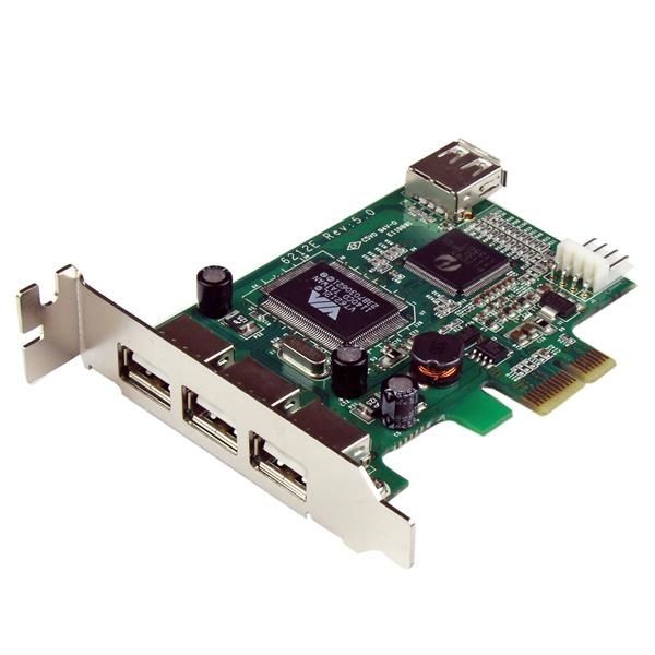 Startech - Carte contrôleur PCI Express à 4 ports USB 2.0 - Carte Contrôleur