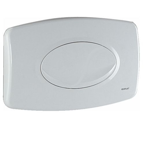 Regiplast - Plaque de commande interrompable simple débit blanche Regiplast  - Toilettes Regiplast