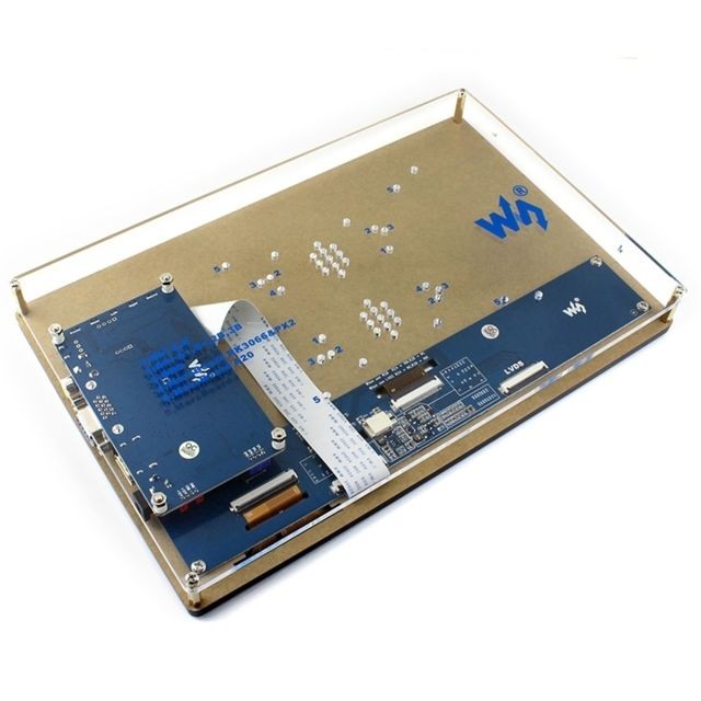 Wewoo 10,1 pouces LCD écran tactile résistif, interface HDMI avec étui, prend en charge plusieurs mini-PC