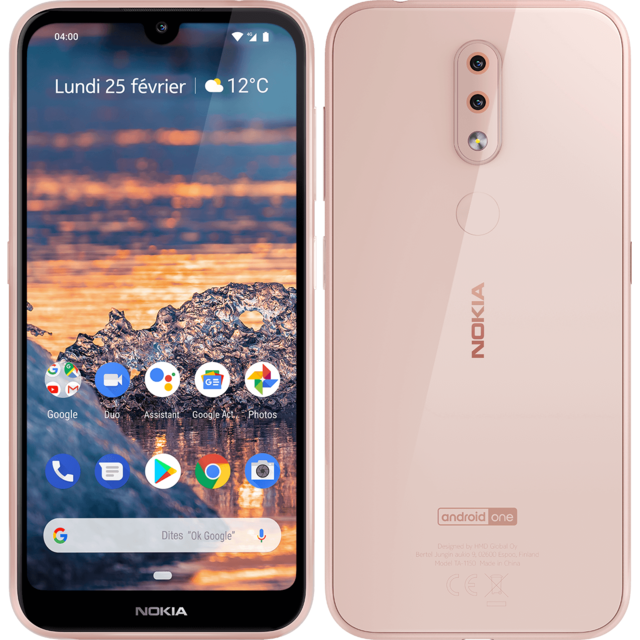 Nokia - 4.2 - Rose - Smartphone Android Rose