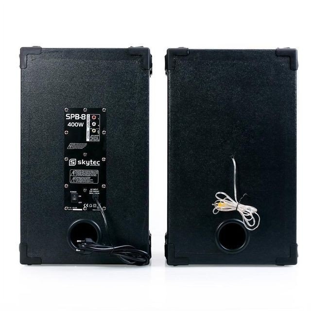 Sonorisation portable Fenton SPB-8 Pack Enceintes Sono Amplifié Subwoofer 20cm 400W Skytec
