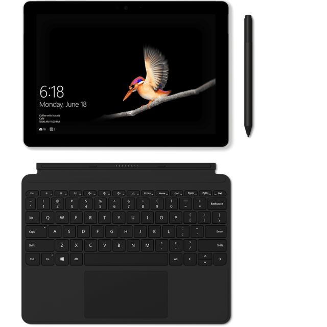Microsoft - Type Cover Surface Go - Noir - Microsoft