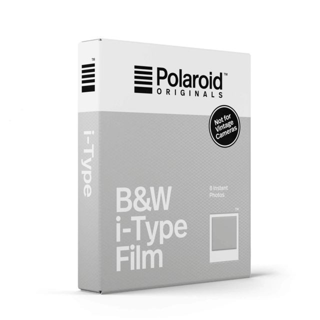 Polaroid - 8 films instantanés noir et blanc pour appareil photo Polaroid i-Type - Polaroid