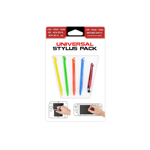 Stylet Subsonic PACK DE STYLETS - NEW 2DS XL - NEW 3DS XL - NEW 3DS - NEW 2DS - SWITCH