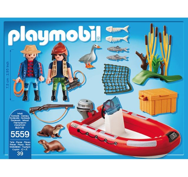 Playmobil Braconniers avec bateau - 5559