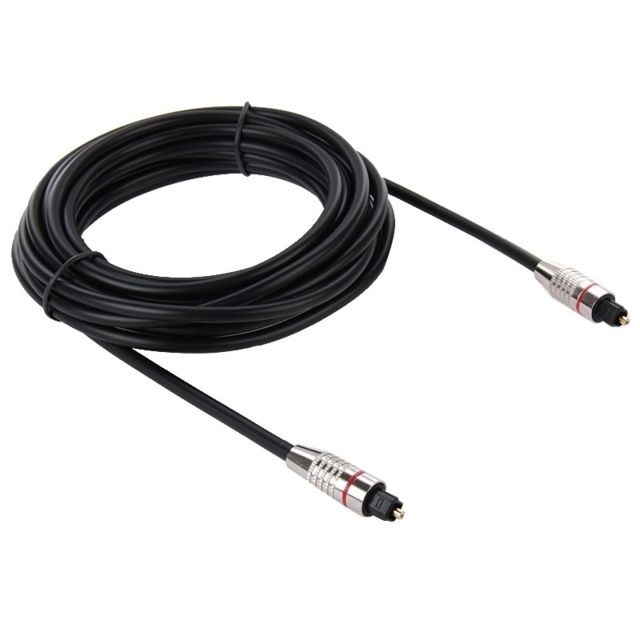 Wewoo - Câble audio numérique optique de fibre M à M, OD: 5.0mm, longueur: 5m Wewoo  - Câble Optique Optique