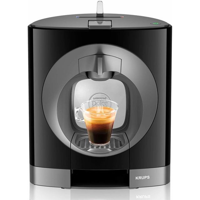 Krups - machine à café de 0,8L pour Caffe lungo, Cappucino, Espresso, Latte macchiato noir - Expresso - Cafetière Cafetière à dosettes