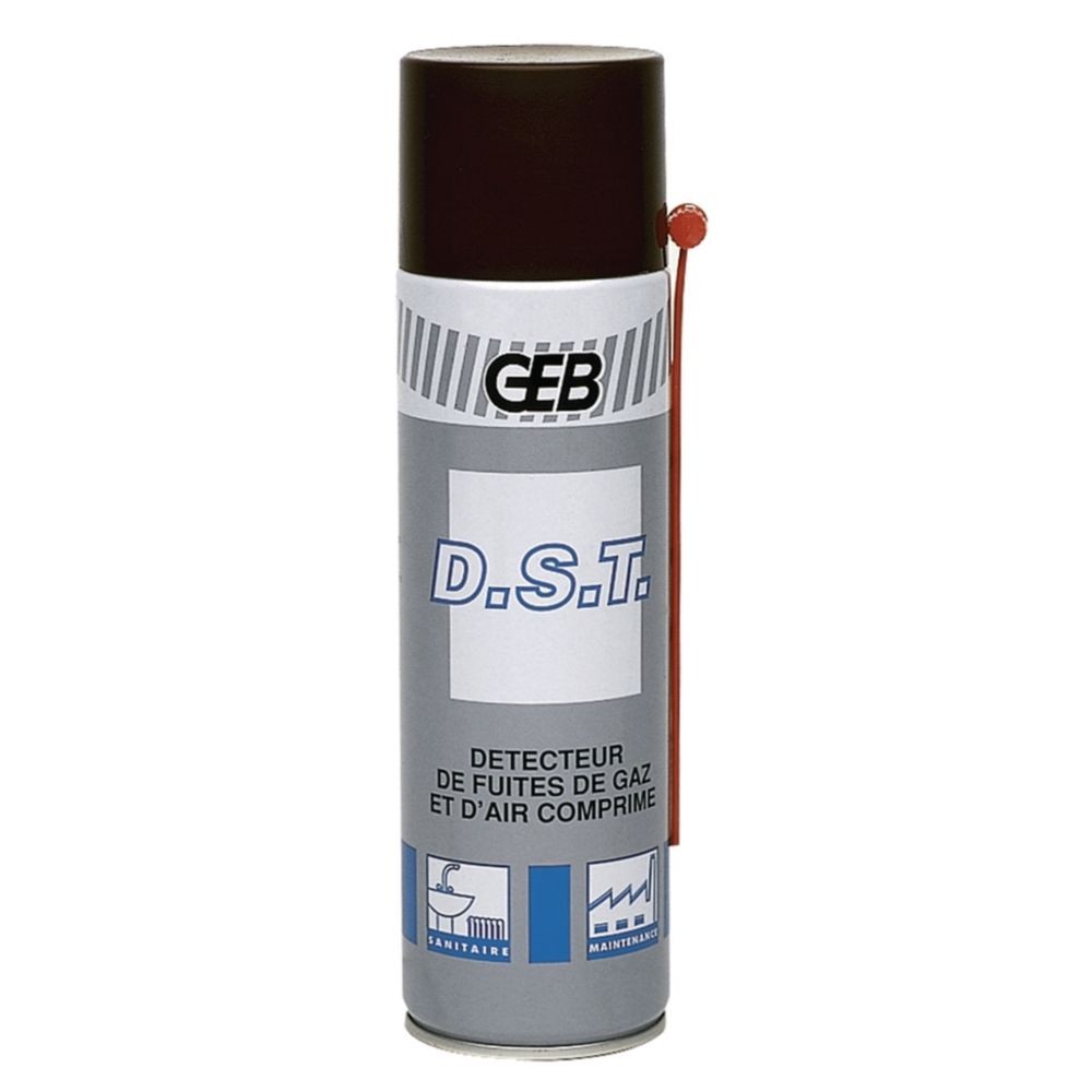 Mastic, silicone, joint Geb détecteur de fuites de gaz et air comprimé dst - aérosol 400 ml - geb