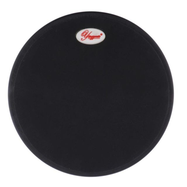 marque generique - Pad de pratique en caoutchouc de silicone, taille 10 pouces, noir - Accessoires percussions