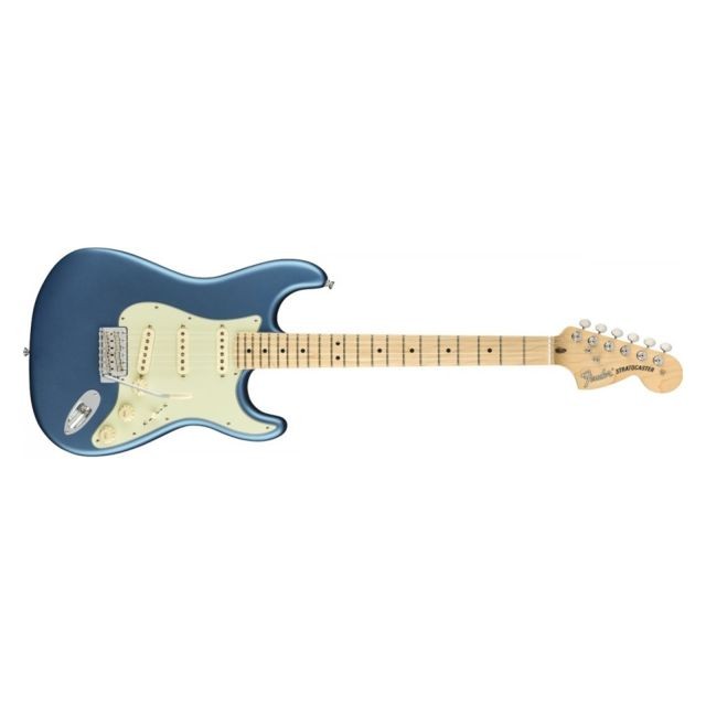 Fender - Fender American Performer Stratocaster - touche érable - Satin Lake Placid Blue + housse deluxe - guitare électrique - Fender stratocaster