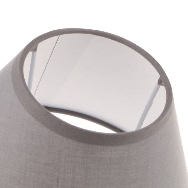 Abats-jour 2x Abat-jour Lampe de table Abat-jour Lampe de chevet Lampe de chevet Abat-jour gris
