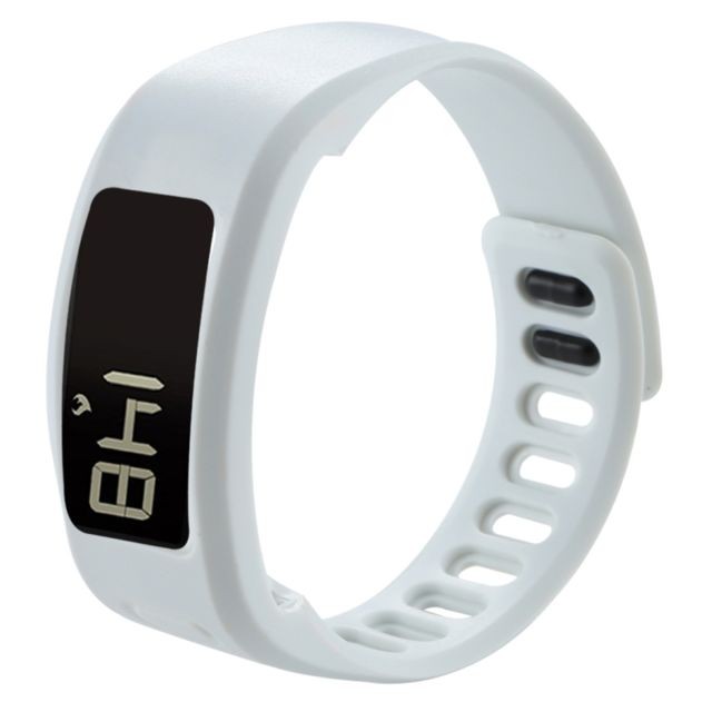 Wewoo - Bracelet blanc pour Garmin Vivofit 1 Montre Smartwatch en Silicone, Longueur: environ 21cm - Garmin vivofit