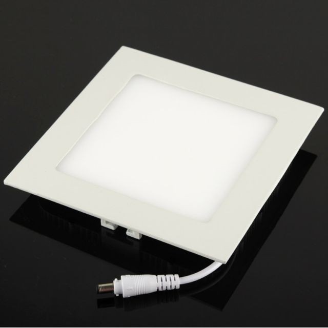 Wewoo - Dalle LED Lumière carrée de panneau de la 9W 48 SMD 2835 blanche, flux lumineux: 630lm, taille: 14.7cm x 14.7cm Wewoo  - Luminaires