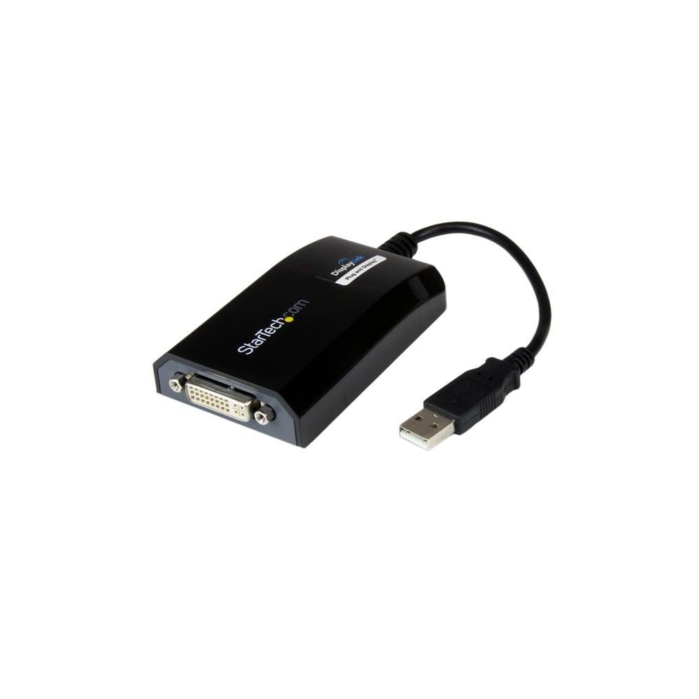 Startech Adaptateur USB vers DVI - Carte vidéo USB externe pour PC et MAC - 1920 x 1200