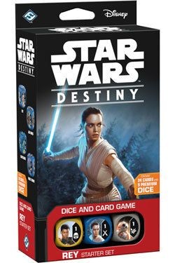 Jeux de stratégie Fantasy Flight Games Jeux de société - Star Wars Destiny jeu de cartes et cubes Rey Starter *ANGLAIS*