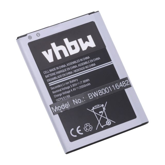 Vhbw - vhbw Li-Ion batterie 2000mAh (3.85V) pour téléphone smartphone Samsung Galaxy AMP 2, Express 3, J1 2016, J1 6, J1 6 Duos 4G LTE, Luna, Net10 Vhbw  - Samsung duos