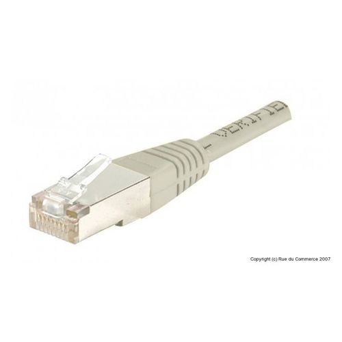 Rue Du Commerce - Cable RJ45 mâle / RJ45 mâle, cat.5e, blindé, 30m00 - Câble et Connectique