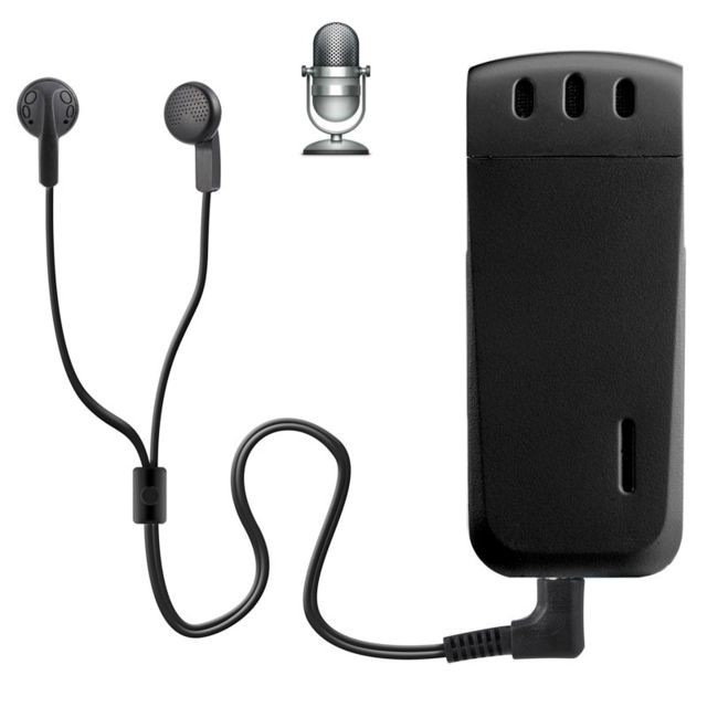 Wewoo - Dictaphone noir Enregistreur vocal numérique Mini Professional 8 Go avec clip ceinture, format d'enregistrement WAV support - Home studio