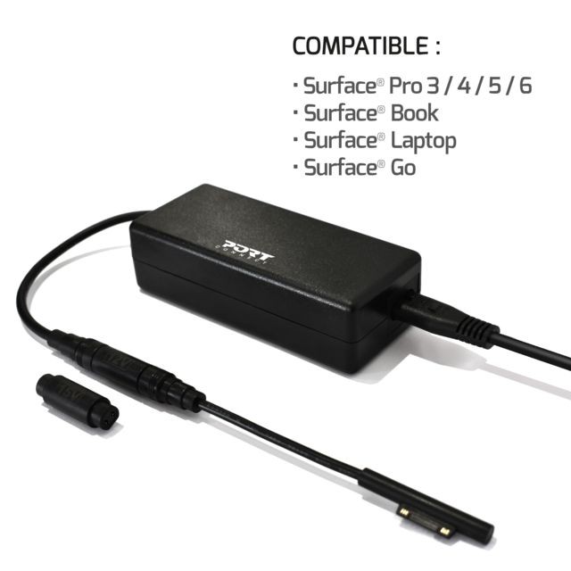 Port Designs - Chargeur alimentation pour microsoft Surface - 60W - EU Port Designs   - Batterie PC Portable