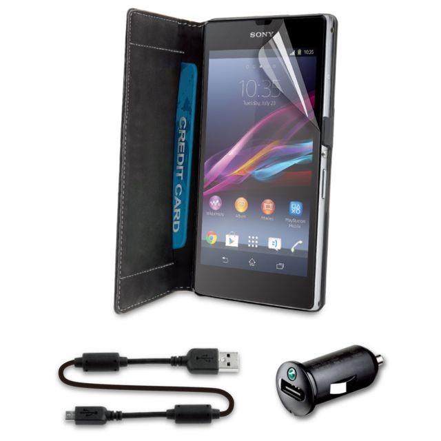 Sacoche, Housse et Sac à dos pour ordinateur portable Made For Xperia Pack accessoires Made for Sony Xperia Z1 Etui Film écran allume cigare