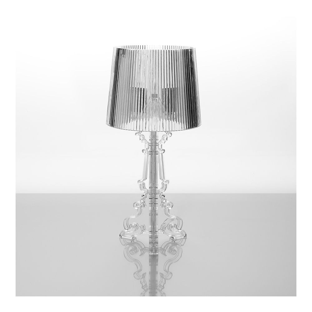 Nouvomeuble Lampe de salon transparente design CASSY 2
