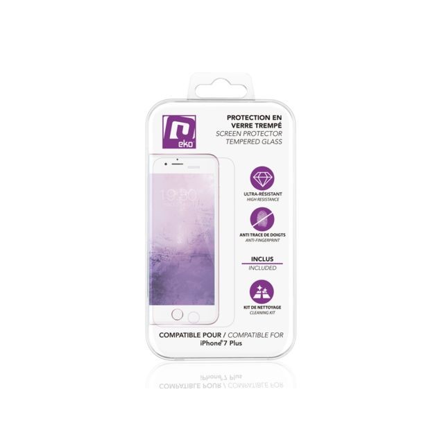 Ab Direct Import - Protection en verre trempé pour iPhone 7 Plus Ab Direct Import  - Ab Direct Import