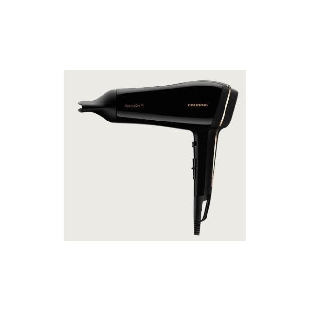 Grundig - Sèche-Cheveux Silencieux HD9680 - 1650W - Noir et Cuivre - Electroménager reconditionné