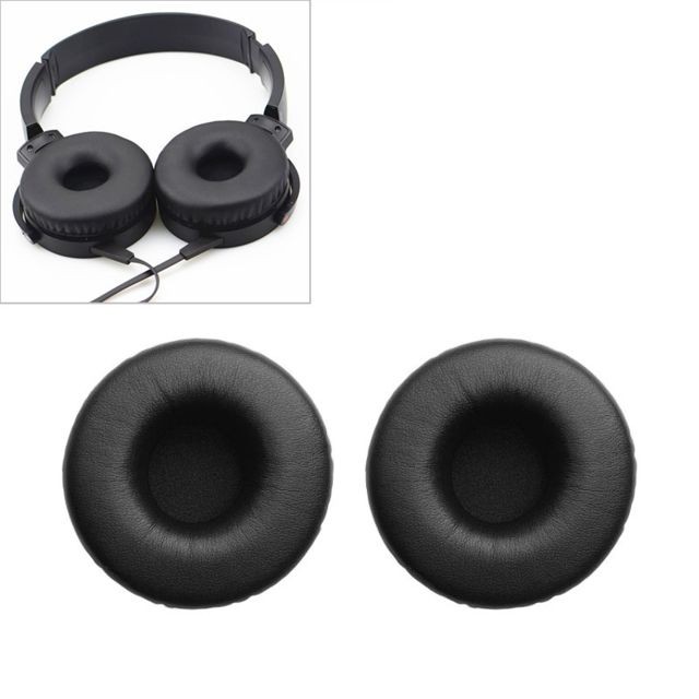 Wewoo - Coussinets Mousse 2 PCS pour Sony MDR-XB450AP AB XB550 XB650 Housse de coussin écouteurs cache-oreilles remplacement oreillettes avec maille Plastin Wewoo  - Son audio