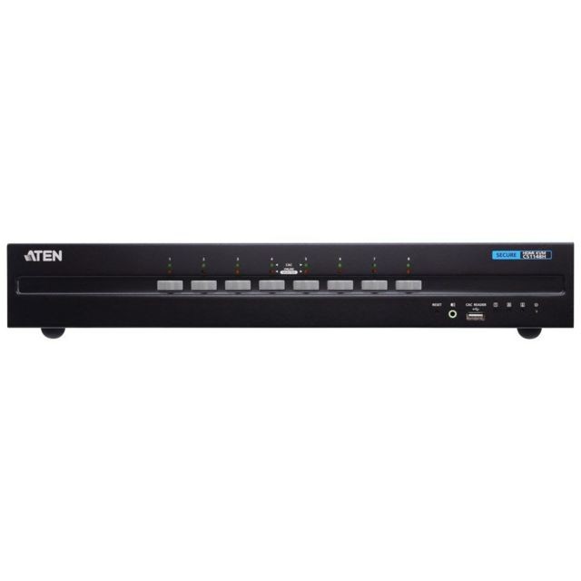 Aten - ATEN CS1148H, commutateur KVM sécurisé, 8 ports, double affichage HDMI, USB, audio Aten  - Boitier disque dur et accessoires