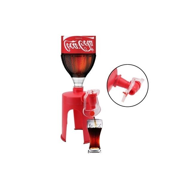Paniers Wewoo Gadgets de cuisine rouge Coke & Soda Distributeur / Réfrigérateur Fizz Saver Dispenser