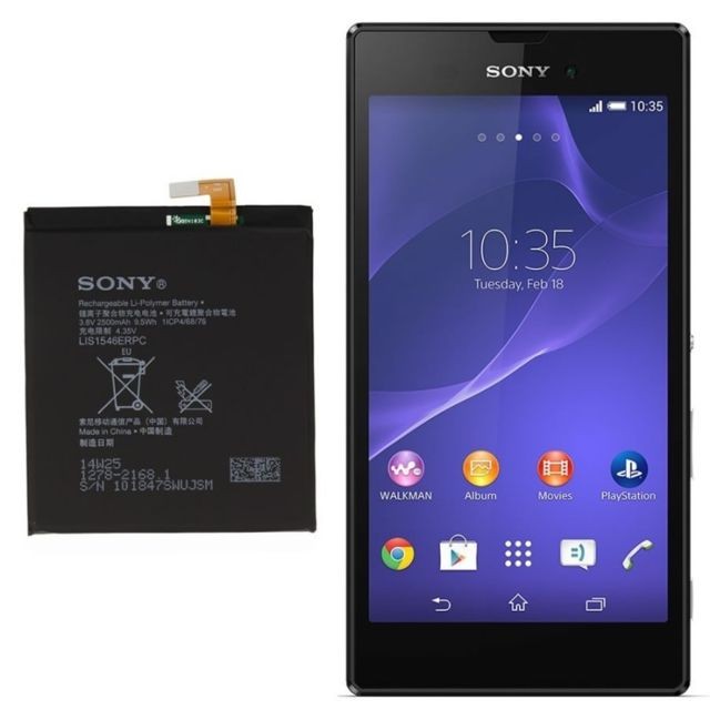 Sony - Batterie d'origine LIS1546ERPC Pour Sony Xperia C3 S55T D2502 T3 D5103 D5106 - Sony