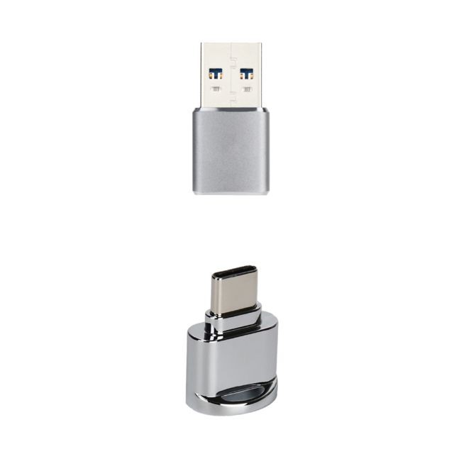 marque generique - 2x Lecteur de Carte MINI USB3.0 Type-C 5Gbps Grande Vitesse Lecteur SD TF Carte - Lecteur carte mémoire