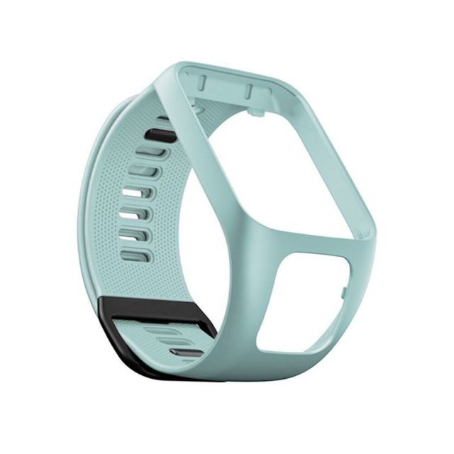 Generic - Bracelet de rechange en Silicone compatible pour TomTom Runner 3 Cardio + Music Sarcelle Generic  - Montre connectée
