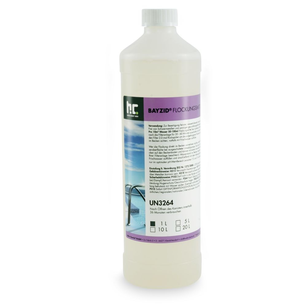 Hoefer Chemie 15 L Bayzid® Floculant liquide (15 x 1 Litre)